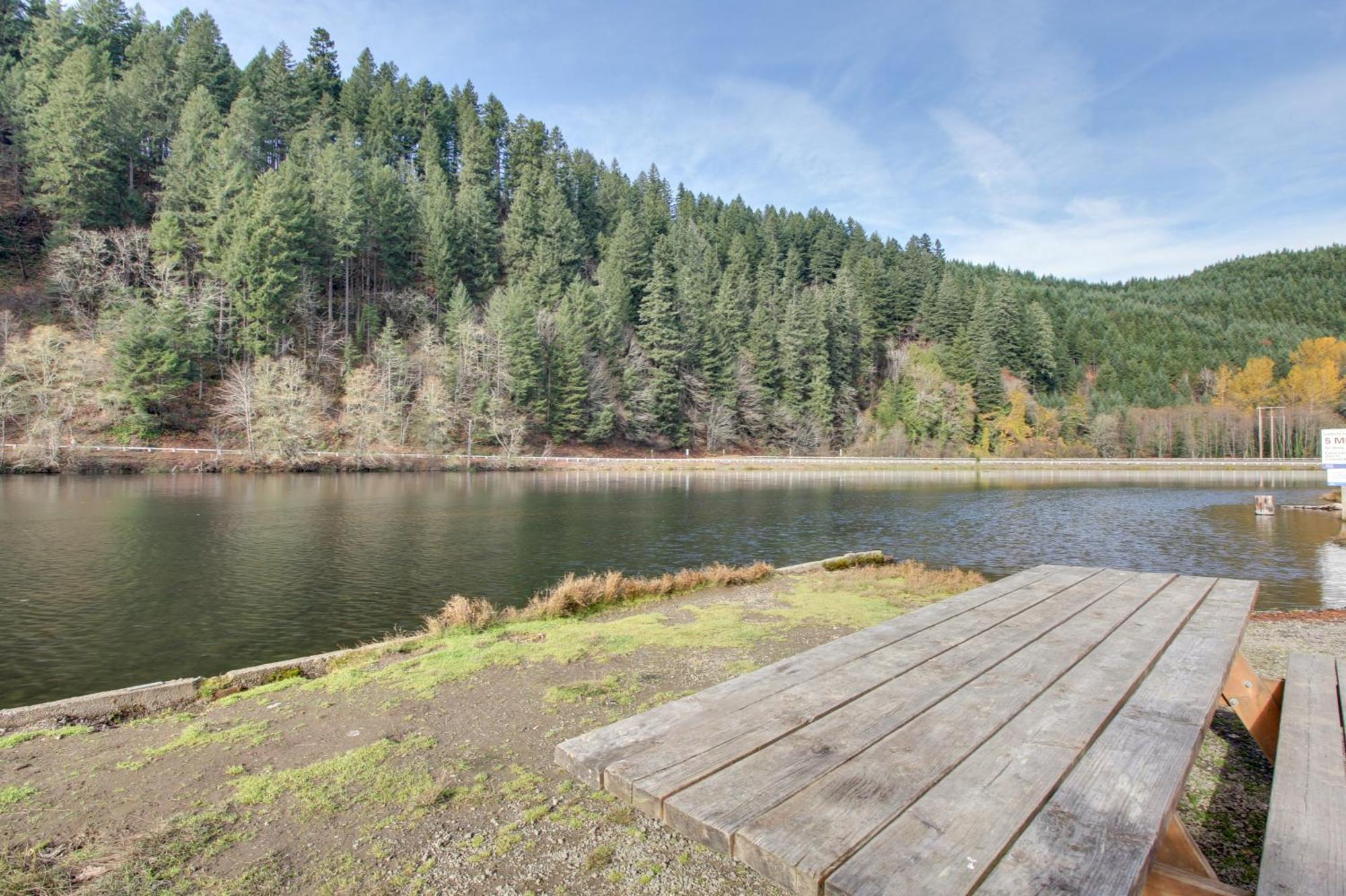 Vida Peaceful Mckenzie River Retreat Fish, Hike, And Ski מראה חיצוני תמונה